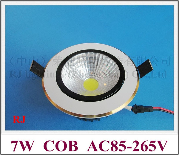 2015 fashion and style COB LED ceiling lamp 7W LED downlight down light lamp AC85V-265V input 7W 1*7W COB with blade radiator