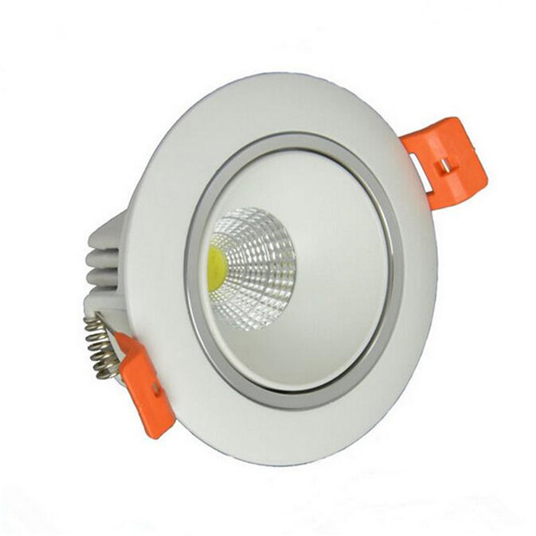 Hot!!! Dimmable 9W 15W COB LED Down Light with CE & RoHS Approval / LED Recessed LED Downlight Free Shipping