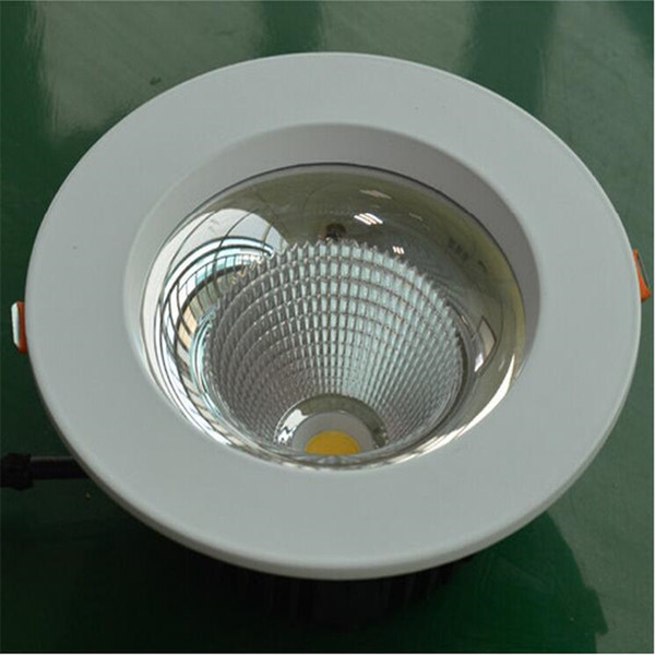 Free Shipping COB 15W Dimmable High Power Led Downlights Recessed Ceiling downLights With Led Drivers AC85-265V