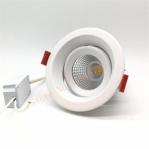 AC85-265v 10W 15W Dimmable COB LED Ceiling lamp recessed down light lamp LED Downlights Free shipping