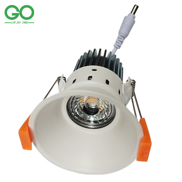 LED Downlight 12W COB Down Light Dimmable/Non-dimmable LED Ceiling Downlights White fixture 110V 120V 220V 230V 240V 85-265VAC Spot Lights