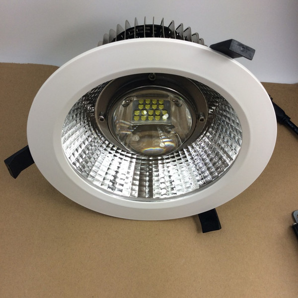 High Power 50W 60W 80W LED Downlight Shopping Mall / Big Hall / Living Room Super Bright Light Fins Structure