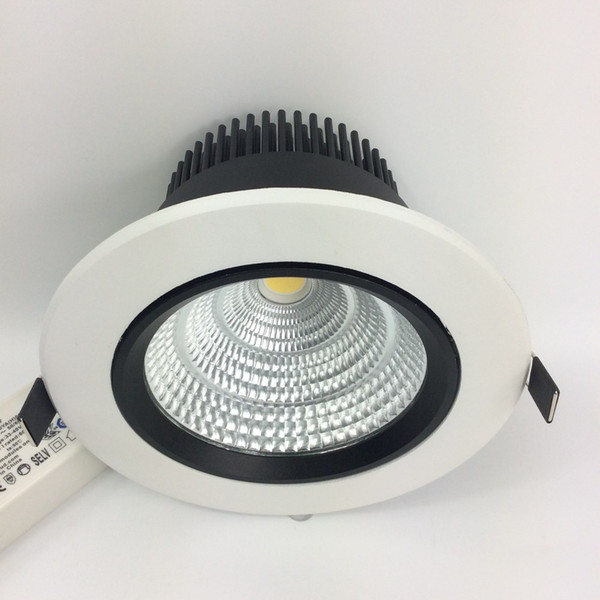 Nice panited surface led embedded downlight 9w 15w 25w 40w adjustable quality radiator with good heat radiation