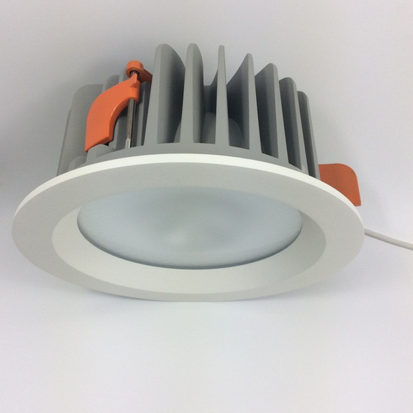 Suer Power LED Waterproof 40W 55W Downlight Fixture 50 Beam Angle Embedded IP54 Lamp Security Fixed Plate