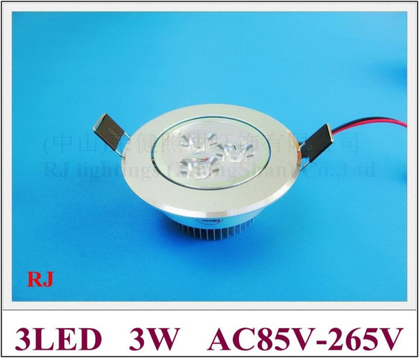 high power LED recessed ceiling spot light lamp spotlight 3W LED down light downlight LED ceiling light 3*1W 3W AC85-265V CE