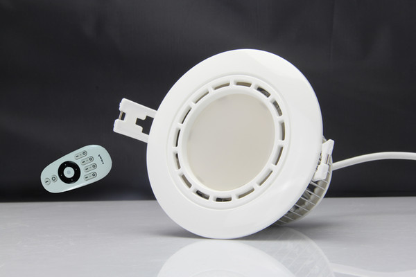 Free Shipping New Arrival CCT changable and Dimmable LED Downlight with Remote 6W AC85-265V smd5730 3000-6500k adjustable