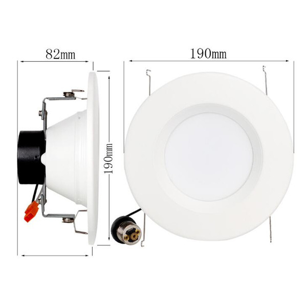 LED Recessed Downlight retrofit lighting Triac dimmable American standard Downlight 5 inch/6 inch Aluminum recessed 12W downlight