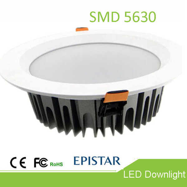 High-end products Epistar SMD5630 12W 20W 30W LED downlight die-casting LED downlight showroom LED ceiling lamp warranty for three years
