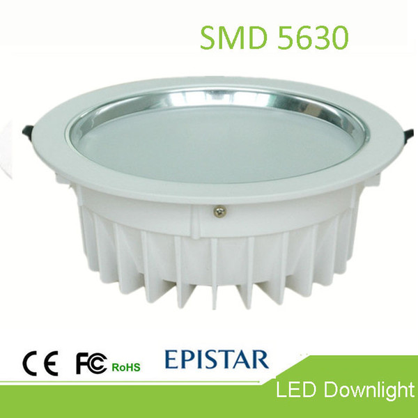 High-end Epistar SMD5630 3W 5W 7W 9W 12W dimmable LED downlight die-casting LED downlight showroom LED ceiling lamp warranty for three years