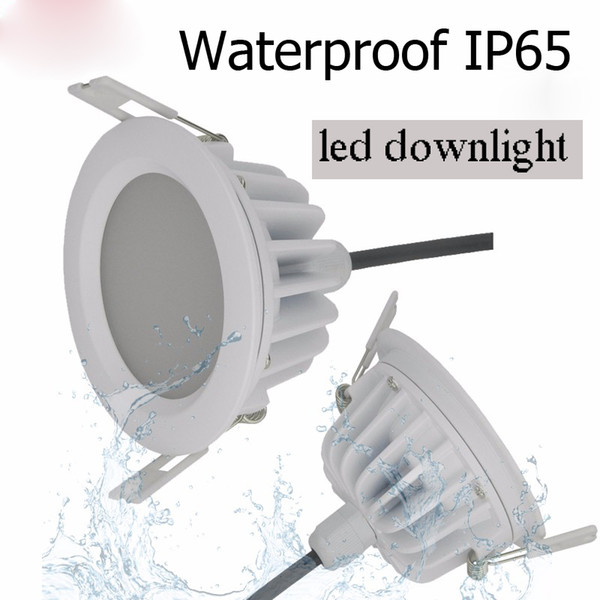 High-end Epistar Waterproof LED Downlight IP65 LED Downlight Spot Light 15W/12W/9W/7W/5W Super Bright AC220V/110V Recessed Ceiling Spot Ligh