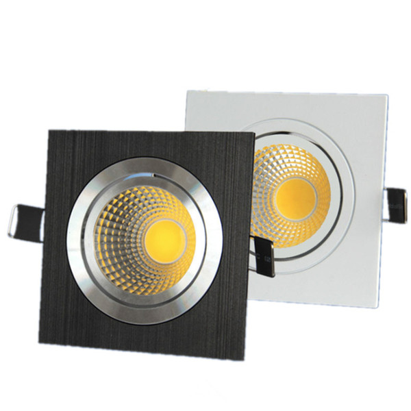 Free Shipping Hot Sale Indoor Dimmable 7W 10W COB LED Downlight AC85-265V led spotlight led celling lamp