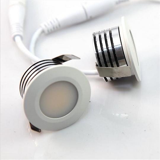 10* MINI 3W COB LED Downlight Dimmable AC110V/220V LED Indoor Lighting3W LED Recessed Spotlights White/Warm White CE&Rosh