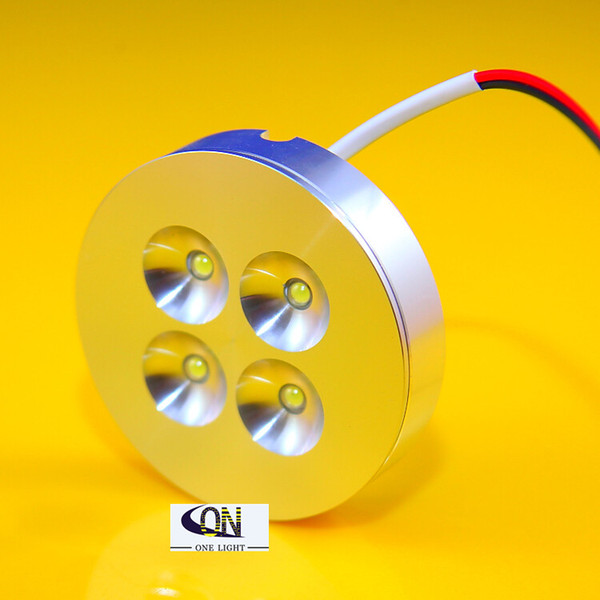 2pcs 12V DC 4X3W Dimmable LED Under Cabinet Light Puck Light Warm White,Natural White,Cool White for Kitchen lighting