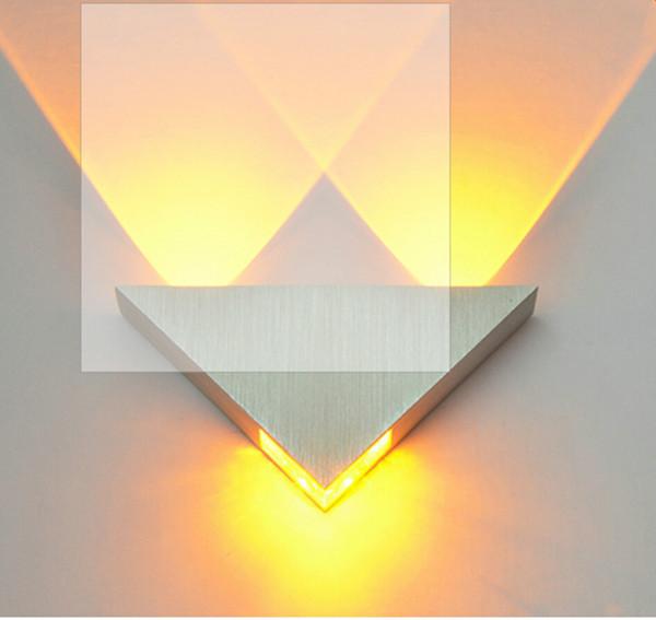 3W LED Wall Lamp AC110-220V Aluminum Sconce KTV / Bar / Corridor Decorate Wall Light