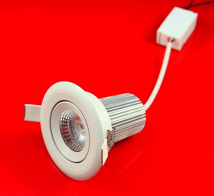 Wholesale!!! Free Shipping COB 20W led downlight led down light led recessed light ,with the waterproof powersupply 2 years warranty