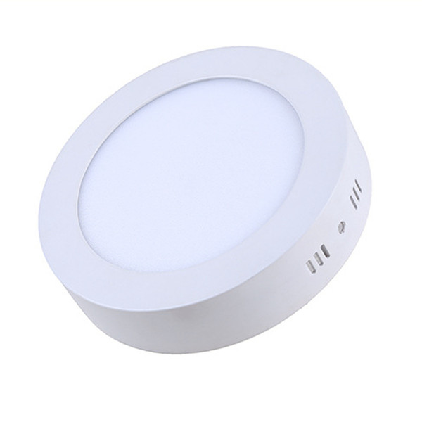 5pcs/lot LED Round Panel light surface Mouted LED Ceiling Downlight AC85-260V kitchen dining room lighting LED Driver Included