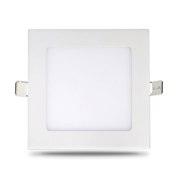 5pcs/lot Ultra thin LED Square Panel downlight AC85-260V LED Ceiling Recessed Lights Driver inculded