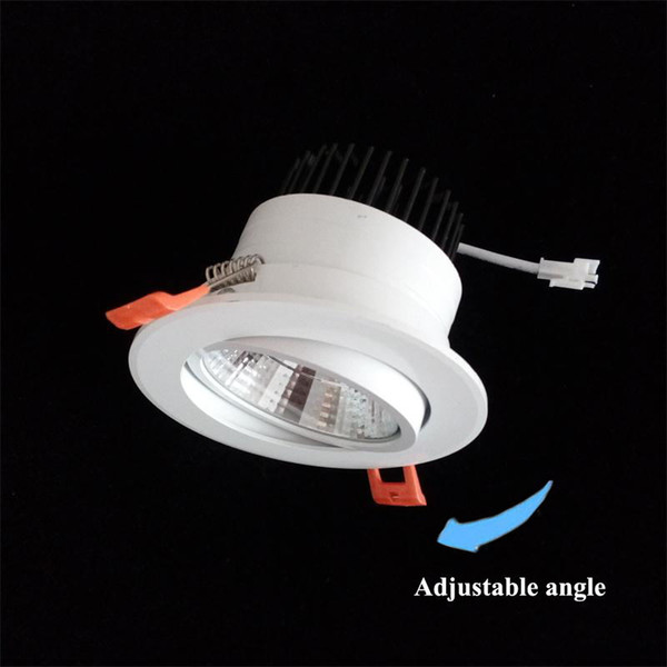 Warm white COB forging 3W 5W 7W 9W 12W 15W 20W 25W 30W recessed LED spot light adjustable retail