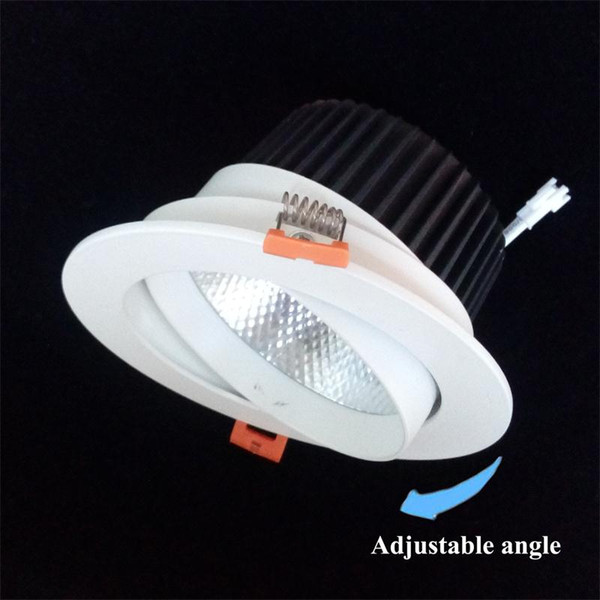 12W Matt white Aluminum adjustable Warm white Led spot light with 3 years warranty for clothes shop wholesale