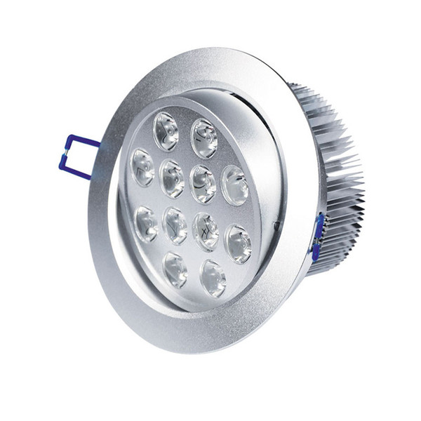 12W LED Downlight Warm white/Cool white LED Ceilling Light AC85-265 LED Spotlight Free Shipping 2pcs/Lot