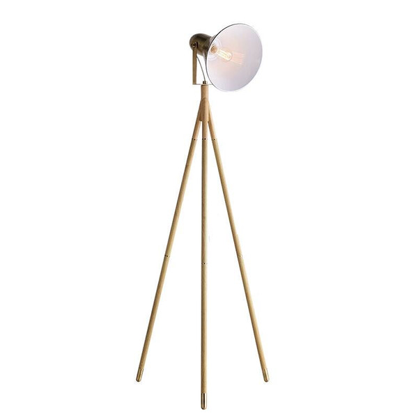 LED Tripod Floor Lamp Nordic Simple Modern Light Retro Floor Lamp Standing Rustic Lamp Tripod Vertical Floor with Light Source US Plug