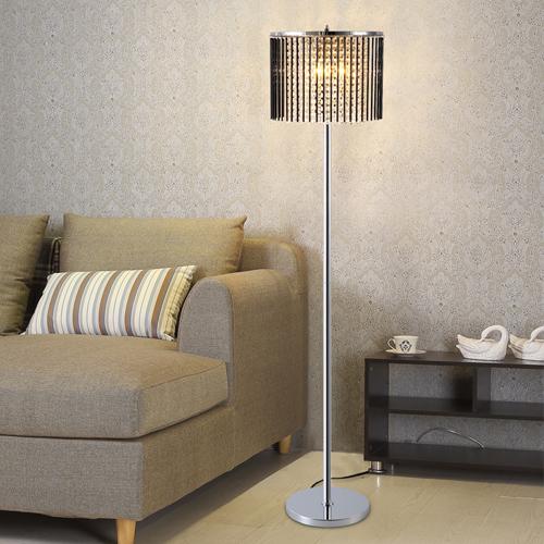 Luxury modern creative dimmable floor lamps crystals for living room bedroom study room office dinning room K9 crystal led floor lighting