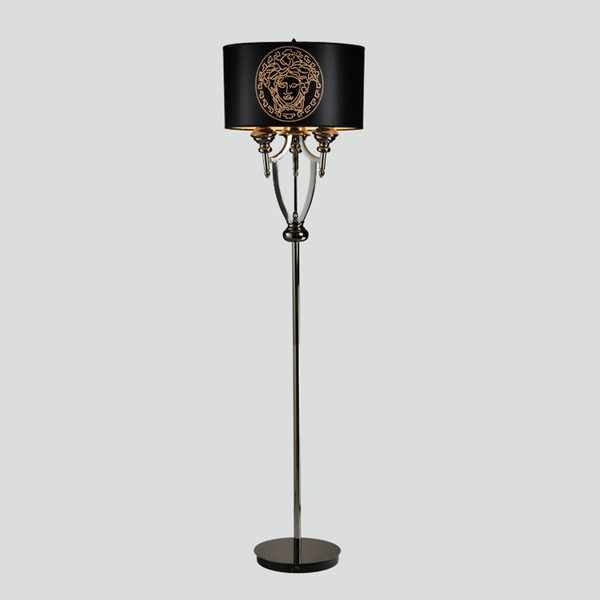 Modern postmodern neoclassical creativity simple hardware designer model room lamp bedroom living room study floor lamp