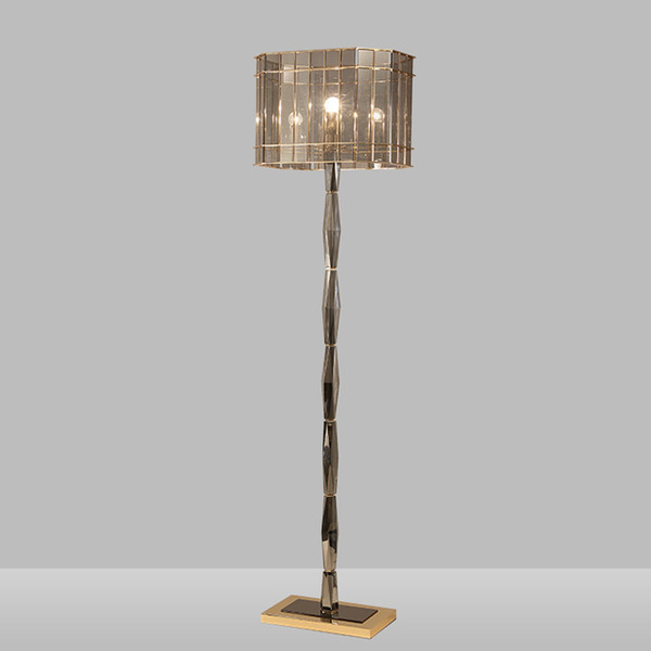 Voltage:85-265V Luxury European American foyer bedroom dinning reception crystal floor lamp modern LED crystal floor light