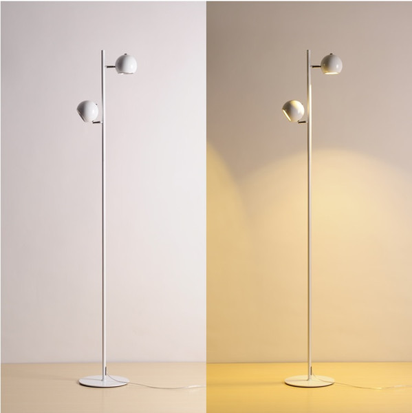 Dimmable 150cm High Table Lamp 2-Light / High-Low Brightness / Color Temperature from Warm White to Day Light