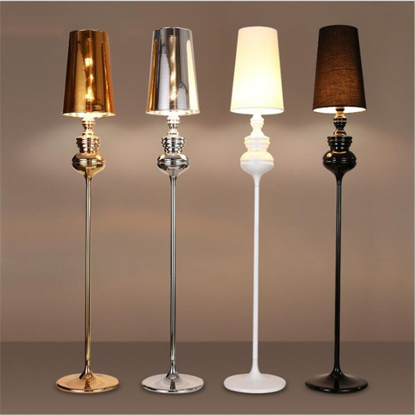 Modern Spanish Guardian Floor Lamp New Classical Bedroom Living Room Standing Lamp Fashion Study Hotel Gold LED Floor Lamp