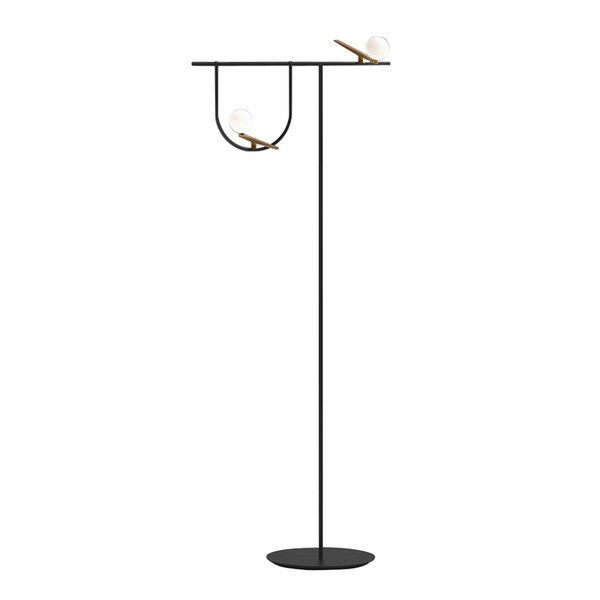 Postmodern minimalist creative bird floor lamp Personality art design wrought iron model room floor lamp