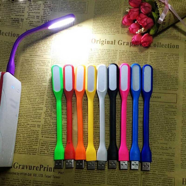 Ultra Bright 1.2W LEDs USB lamp for NotComputer Laptop PC Portable Flexible metal Neck LED USB light foldable book light