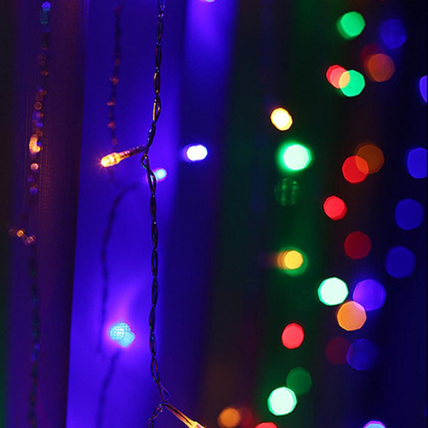 300 Led Curtain Lights Party Wedding Fairy Indoor Outdoor Christmas Garden for Wedding home garden party decor