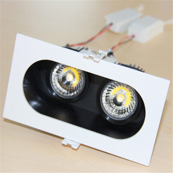 Dimmable 20W COB LED spot light ceiling light LED super bright down double heads home furnishing AC85-265V