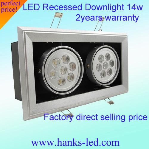 AR70 2 heads spotlight 2*7W led Gall Light 20PCS/lot Free shipping