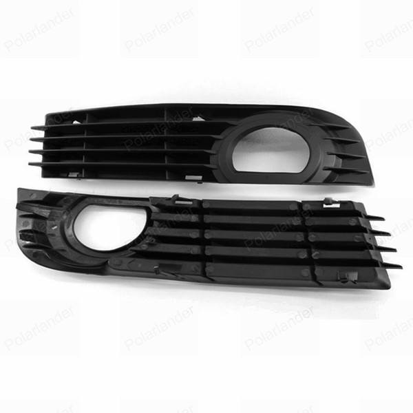 1 Set Front Bumper Fog Lights Protective Grille car decoration Racing Grills For Q/UATTRO D3 2006 2007 2008 A/udi A8 S8