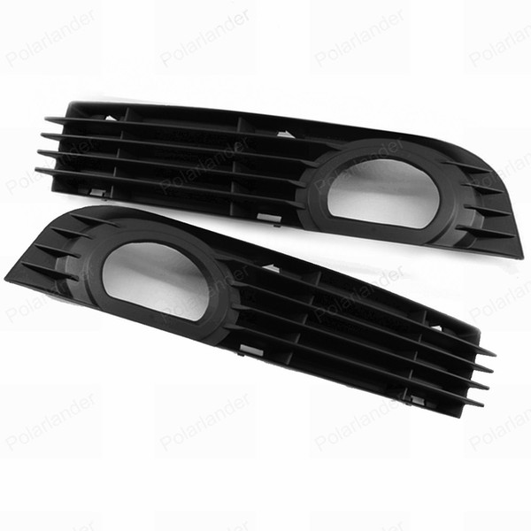 1 Set Front Bumper Fog Lights Protective Grille For QUATTRO D3 2006 2007 2008 for Audi A8 S8 car decoration Racing Grills