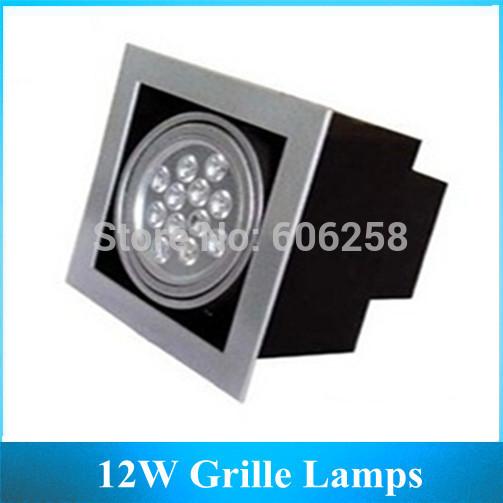 12*1W High Power LED Lights AR111 12W Grille Lamps Living Room Lighting 6pcs