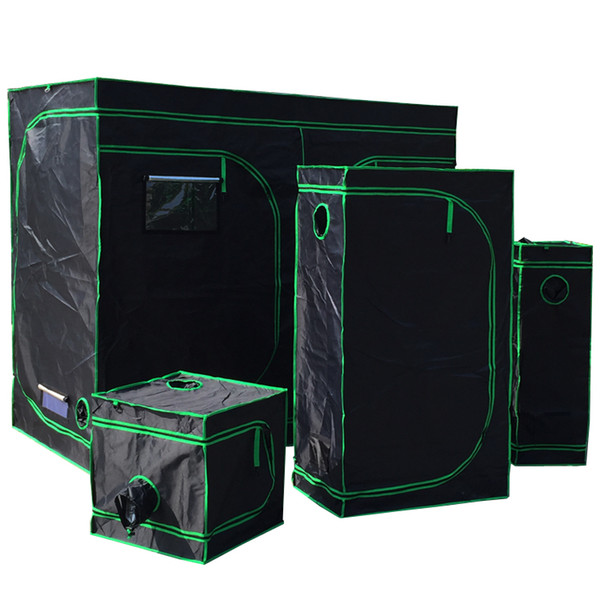 Reflective Mylar Grow Tent Green plant room with Obeservation Window and Floor Tray for Indoor Flowers Plant Growing