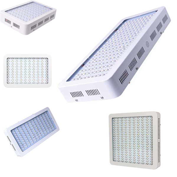 1000W Full Spectrum LED Grow Light square double chip LED Grow Light for hydroponics plant growing lights white housing body or black