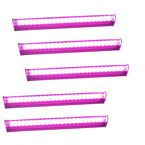 25pcs LED Grow Light for Plant T5 LED Tube Integration 1ft/2ft/3ft/4ft Full Spectrum Pink Color for hydroponic system