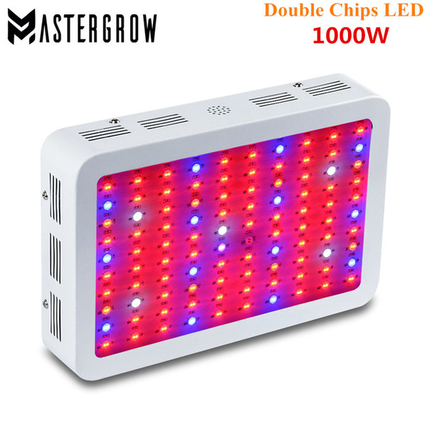 MasterGrow 1000W Full Spectrum LED Grow light Panel Red/Blue/White/UV/IR 10Bands For Flower Plants Vegetative and indoor plants Greenhouse