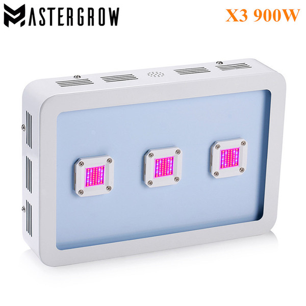 MasterGrow II 900W X3 COB LED Grow Light Panel Full Spectrum Red/Blue/White/UV/IR 410-730nm For Indoor Plant Growing and Flowering