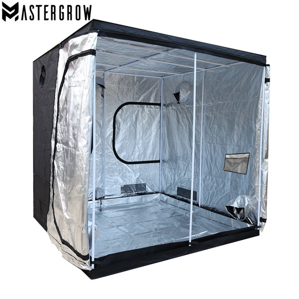 MasterGrow 240X240X200cm Indoor Hydroponics Grow Tent, Led Grow Light,Grow Room Plant Growing, Reflective Mylar Non Toxic Garden Greenhouses