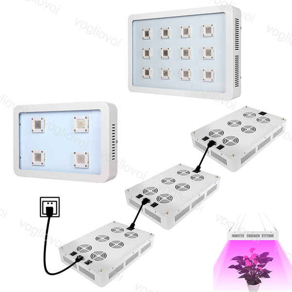 COB Full Spectrum LED Grow Light 1200W 1500W 1800W 2700W Led Grow Lights Greenhouse Veg And Bloom Grows Hydroponic Systems DHL