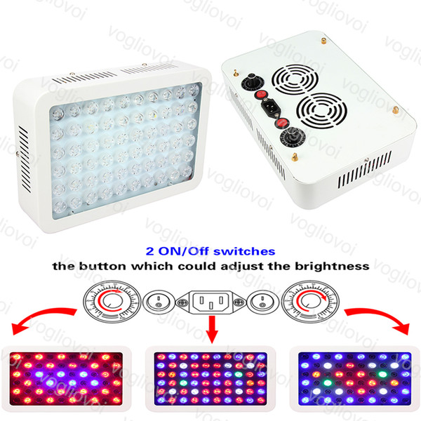 Dimmable 300W Full Spectrum Led Grow Light with Lens LED Plant For Indoor Medical Plants Veg Flowering Hydroponics Systems Aluminium DHL