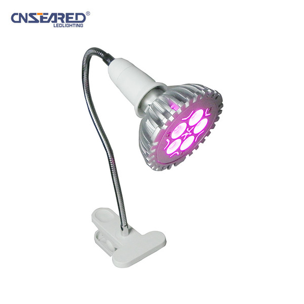 3W 10W Office Clip Led plant grow light Clamp desk table full spectrum grow fill lamp with 360 degree rotated gooseneck