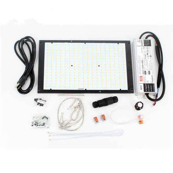 125W LED Quantum Board Kit Dimmable DIY Full Spectrum LED Grow Light Indoor Greenhouse Tent Plant Growing Light