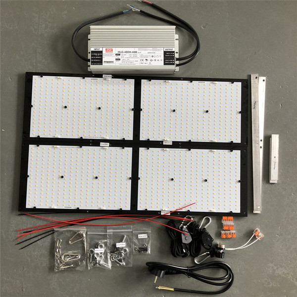 500W 4 x QB288 lm301b+660nm LED Quantum Board Kit Full Spectrum LED Grow Light Indoor Hydroponic Medical Hemp Plant Grow Tent Light