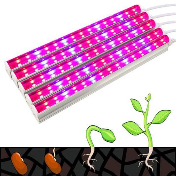 10 Sets 30W LED Plant Grow Light Tube 85-265V Universal Greenhouse Garden Hydroponic Red Blue Plant Grow Tube Light